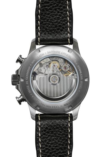 Bauhaus Aviation Herrenuhr Automatik Chronograph mit Pilotenarmband